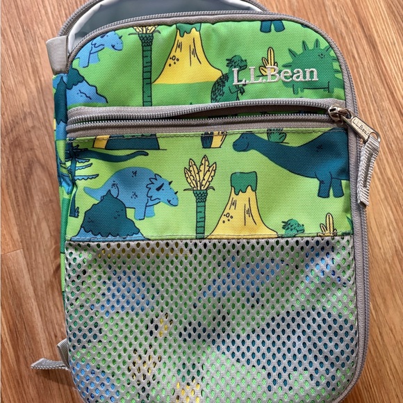 L.L. Bean Kids' Green and Blue Animal Backpack Set - Picture 2 of 8